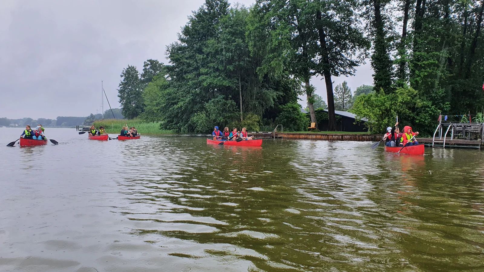 Boote auf dem offenen See